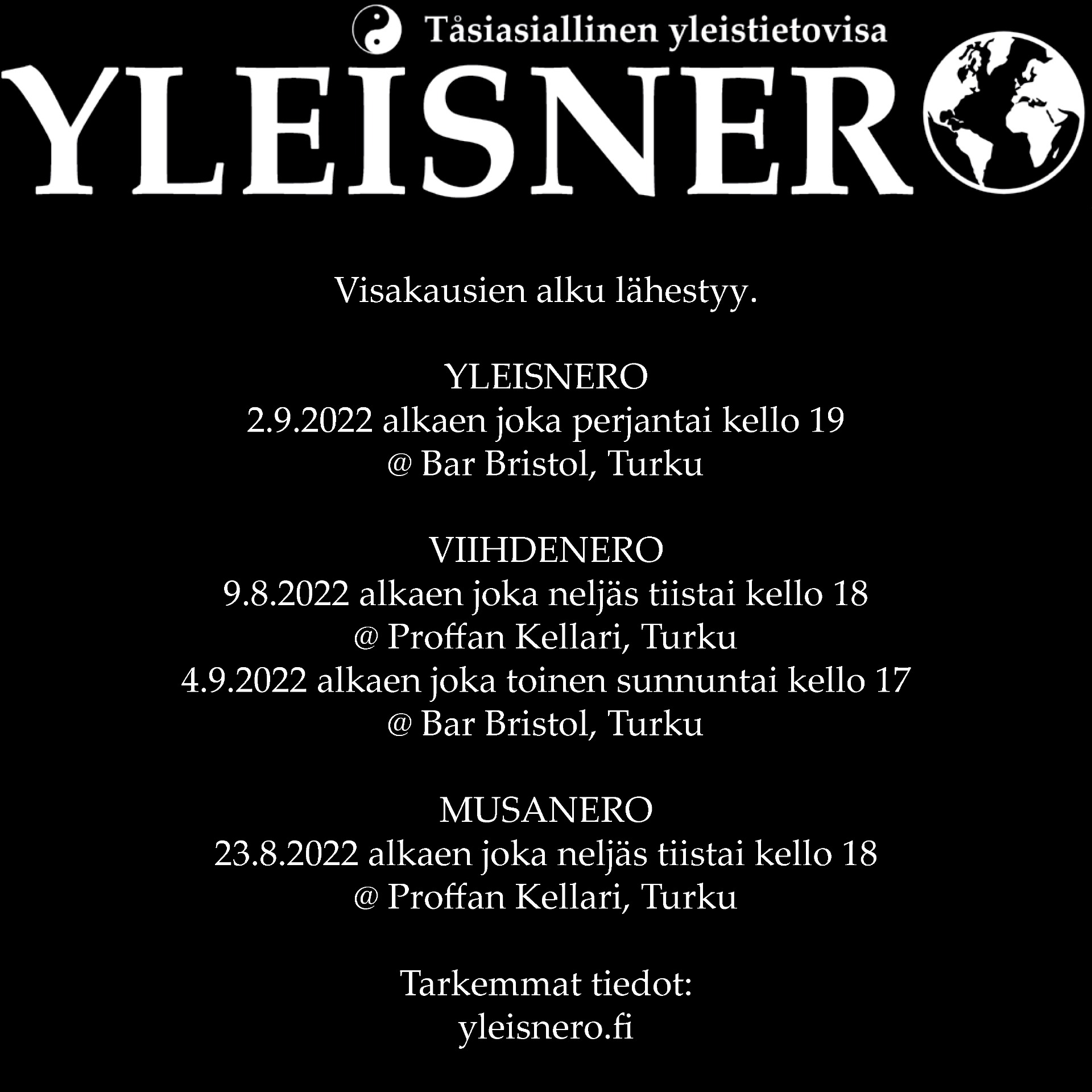 Moni tilaaja voi vaatia automaattisesti visan hintaan kuuluvana erilaisia myynnintukemiseen tarkoitettuja palveluita, kuten julisteita, sosiaalisen median tietoiskuja ja niin edelleen. Kuvassa Nero -sarjan tiedote syksyn 2022 ohjelmistosta, joka julkaistiin Facebookissa ja Instagramissa.